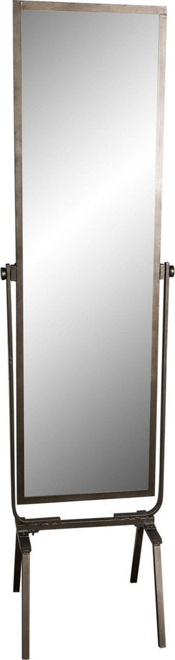 PTMD callas grijs metal standing mirror rechthoek