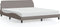 vidaXL - Bedframe - zonder - matras - stof - taupe - 180x200 - cm