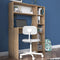 Emob Locelso Bureau - Eik - 113 cm breed - Bruin - Spaanplaat - Op voorraad