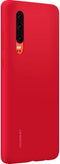 Huawei P30 - Siliconen Hoesje - Krasbestendig en Stootbestendig - Rood