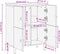 vidaXL - Bijzetkast - 60x33x75 - cm - massief - mangohout