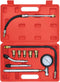 12-delige Compressietesterset voor benzinemotoren