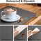 12-delige Set Placemats & Onderzetters | Antislip | Hittebestendig | Antraciet