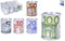 12 Metalen spaarpot eurobiljet 10x12cm