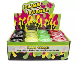 12 olievat transparant met slijm 9448.