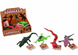 12 reptielen rekken in display 26113