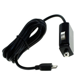 12 volt vehicle charging cable with micro USB connector, charging current up to 2.1A