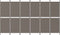 vidaXL - Kamerscherm - met - 6 - panelen - 300x200 - cm - stof - antracietkleurig