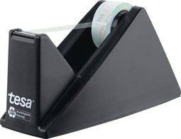 Plakbandhouder tesa 59045 zwart met 1 rol 19mmx10m | 6 stuks