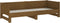 vidaXL - Slaapbank - uitschuifbaar - grenenhout - honingbruin - 2x(90x200) - cm