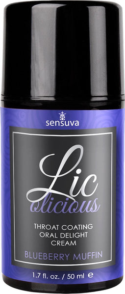 SENSUVA LIC-O-LICIOUS ORAL DELIGHT CREAM BLUEBERRY MUFFIN 50ML