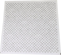 Vel - kraftpapier + PE - 32x32cm - Love to Eat - wit - 1000 stuks