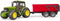 Bruder - John Deere 6920 with tipping trailer , red (BR2057)