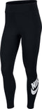 Nike Sportswear Leg-A-See High Waist Legging Dames - Effen Zwart Wit - Maat S