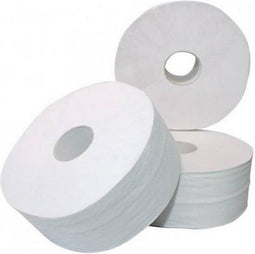 123toilet Jumbo toiletpapier 2-laags wit tissue 380 meter