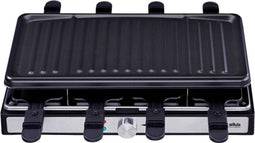 Silva Homeline PK-R 088 Gourmetstel 8 pannen, Anti-aanbaklaag, Oververhittingsbeveiliging, Controlelampje Zwart, Inox