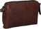 BURKELY Antique Avery Mini Bag - Lederen schoudertas - 2 ritsvakken - Bruin