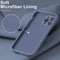 Lunso - Geschikt voor iPhone 15 Pro - Hoesje Flexibel silicone Backcover - Lavendel