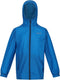 Regatta - Kids Pack It III Opvouwbaar Kinder Regenjack - Blauw - Maat 128