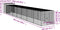 vidaXL - Kippenhok - met - ren - 110x813x110 - cm - gegalvaniseerd - staal - antraciet