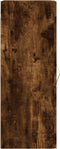 vidaXL - Wandkast - 34,5x34x90 - cm - bewerkt - hout - gerookt - eikenkleurig