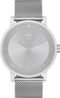 Adidas District M1 Z04-1920-00 - Horloge - Staal - Zilverkleurig - 40mm
