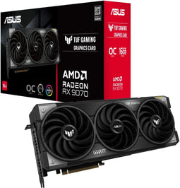 ASUS TUF Gaming RX 9070 - Videokaart - 16GB GDDR6 - PCIe 5.0 - 1x HDMI 2.1b - 3x DisplayPort 2.1a