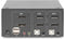 Digitus DS-12862 KVM-switch 2 poorten DisplayPort 3840 x 2160 Pixel