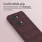 imoshion Hoesje - Geschikt voor OnePlus Nord 3 - EasyGrip Backcover - Aubergine