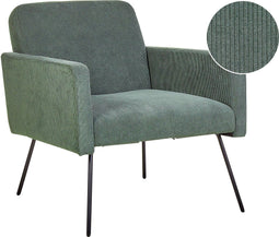NARKEN - Fauteuil - Donkergroen - Corduroy
