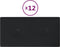vidaXL - Wandpanelen - 12 - st - 2,16 - m² - 60x30 - cm - kunstleer - crèmekleurig