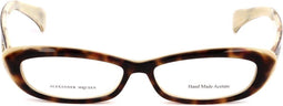 Ladies'Spectacle frame Alexander McQueen AMQ-4181-TWX Beige Havana