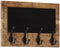 vidaXL - Wandkapstokken - 2 - st - met - 4 - haken - massief - mangohout