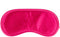 Roze satijnen oogmasker
