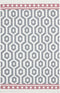 vidaXL - Vloerkleed - 160x230 - cm - katoen - grijs