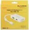Delock 0.16m - Mini DisplayPort naar HDMI DVI VGA - Vernikkelde contacten - Wit