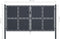 vidaXL - Poort - 300x200 - cm - staal - antraciet