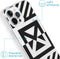 iMoshion Hoesje Geschikt voor iPhone 13 Pro Hoesje Siliconen - iMoshion Design hoesje - Transparant / Graphic Stripes