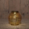 Anna's collection Solar lantaarn - goud - metaal - 14 x 16 cm