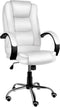 Malatec Bureaustoel 23240 - Wit - Eco-leer: Ultiem Comfort voor Uw Werkplek