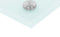 vidaXL - Spatscherm - keuken - 100x60 - cm - gehard - glas - wit