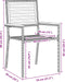 vidaXL - Opberg - Tuinstoelen - 2 - stuks - Grijs - Poly - Rattan