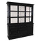 HSM Collection Buffetkast Provence - 180 cm - zwart/wit