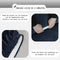 Hilvard - Bankhoes 3 zitsbanken - Stretch - Donkerblauw - Velvet - (185 - 230 cm)