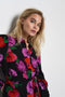 Kaffe KAflorina - Shirt Dress Dames Jurk - Maat 42 - Met ceintuur