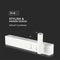 V-TAC VT-2953-N - LED Bedlampje - 3W Leeslamp en 6W Omgevingslicht - Wit