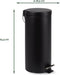 BRASQ PB130 - Pedaalemmer 30 Liter - Zwart poedercoated RVS