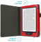 imoshion E-reader Hoesje - Geschikt voor Kobo Clara 2E, Tolino Shine 4 - Vegan Leather Bookcase - Rood