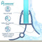 Douche- en badschermafdichting 870mm Transparant voor glas 6-8mm