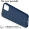 iMoshion Hoesje Geschikt voor iPhone 14 Plus Hoesje Siliconen - iMoshion Color Backcover - Donkerblauw